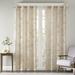 Madison Park 57% Rayon 43% Polyester Palm Leaf Burnout Window Sheer in Natural - Olliix MP40-7491