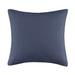 INK+IVY 100% Acrylic Knitted Euro Pillow Cover in Indigo - Olliix II30-1147