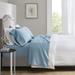 Beautyrest 60% Cotton 35% Polyester 5% Lyocell Triblend Antimicrobial Sheet Set in Blue - Olliix BR20-1900