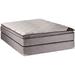 Queen 13" Foam Mattress - Alwyn Home Shaunda Plush Pillow Top & Bed Frame Box Spring, Metal | 80 H x 60 W 13 D in Wayfair