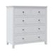 Red Barrel Studio® White Storage Dresser, Polibi Solid Wood 5-drawer Storage Chest For Bedroom, Fully-assembled Except For Handle (overall | Wayfair