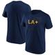 "LA Galaxy Drip Graphic T-Shirt - Navy Mens"
