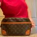 Louis Vuitton Bags | Authentic Louis Vuitton Compeigne Clutch Bag | Color: Brown/Gold | Size: 11” X 7 “