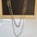Coach Jewelry | Coach Mixed Chain Signature C Long Station Necklace | Color: Gold/Silver | Size: Os