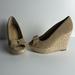Michael Kors Shoes | Michael Kors Shoes | Tan Wedge Heel | Color: Tan | Size: 6.5