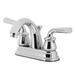 Kingston Brass Centerset Bathroom Faucet w/ Drain Assembly in Gray | 4.81 H x 4 W x 3.5 D in | Wayfair KB5611RXL
