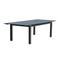 Table de jardin 12 places en aluminium gris anthracite