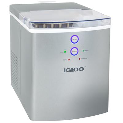 Igloo 33 Lb Ice Maker, Silver