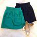 J. Crew Skirts | Bundle Of 2 J.Crew Crinkle City Mini Skirts Sz 0 | Color: Blue/Green | Size: 0