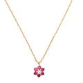 Kate Spade Jewelry | Kate Spade Gold Myosotis Pink Flower Pendant Necklace | Color: Gold | Size: Os