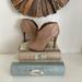 Jessica Simpson Shoes | Jessica Simpson Tan Leather Booties Size 7.5 | Color: Tan | Size: 7.5