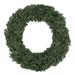 Northlight Seasonal Commercial Size Canadian Pine Artificial Christmas Wreath 8ft Unlit Traditional Faux, Metal in Green | 9 H x 96 W in | Wayfair