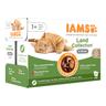 IAMS Delights Adult in Salsa 12 x 85 g umido gatto - Sapori di Terra