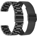 Bracelet en acier inoxydable pour montre connectée TicWatch Pro 3 Ultra GPS Bracelet en métal à