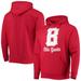 Men's Stitches Red Baltimore Elite Giants Negro League Logo Pullover Hoodie