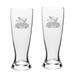 Keene State Owls 23oz. Stylish University Pilsner Glass Set