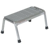 WFX Utility™ Asdsit 1 - Step Aluminum Step Stool Aluminum in Gray | 22.8125 W x 14.875 D in | Wayfair D05556095EC841F299D8BC7255A8AE92