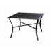 Red Barrel Studio® Alu Metal 4 - Person Dining Table Metal in Black | 29 H x 42 W x 42 D in | Outdoor Dining | Wayfair