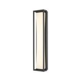 Z-Lite Baden Outdoor 24 Inch Tall LED Outdoor Wall Light - 587M-BK-LED