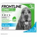Frontline Combo Spot on Hund M Lsg.z.Auft.a.Haut 3 St Einzeldosispipetten