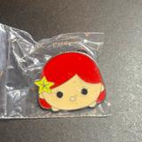 Disney Other | Disney Pin, 5 For $15 Or $5 Each, Ariel From The Little Mermaid Tsum Tsum | Color: Red | Size: Os