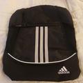 Adidas Bags | Adidas Drawstring Backpack | Color: Black/White | Size: Os