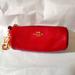 Coach Accessories | Coach Zip Duffle Key Chain | Color: Red | Size: Os