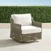 Seton Swivel Lounge Chair with Cushions - Linen Flax, Standard - Frontgate