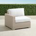 Palermo Left-facing Chair with Cushions in Dove Finish - Aruba, Standard - Frontgate