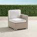 Small Palermo Right-facing Chair in Dove Finish - Rumor Midnight, Standard - Frontgate