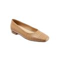 Wide Width Women's Honor Slip On by Trotters in Bone (Size 9 1/2 W)