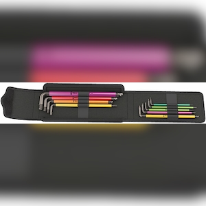 Wera 05004173001 Sechskantschlüssel L-förmiger Inbusschlüssel Metrisch 9 Stück(e) Image