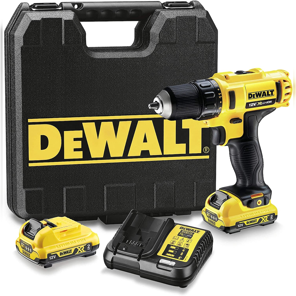 DeWALT DCD710D2 Ohne Schlüssel 1,1 kg Schwarz, Gelb Image