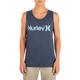 Hurley Herren Evd WSH OAO Solid Tank T-Shirt, Monsoon Blau, M