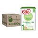 Cow & Gate Simply A2 1 First Infant Baby Milk Powder Formula, from Birth, 800g (Pack of 4)