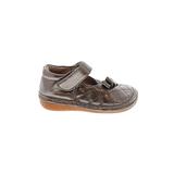 Squeakers Flats: Gray Solid Shoes - Kids Girl's Size 3