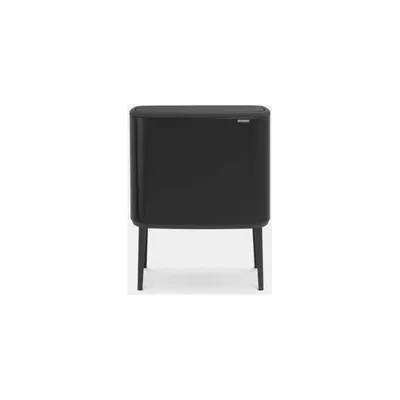 Brabantia 316203 Mülleimer 34 l Rechteckig Stahl Schwarz Image
