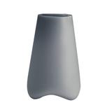 Vondom Nano Resin Pot Planter Resin/Plastic in Gray | 14.25 H x 7 W x 7 D in | Wayfair 51016A-Steel