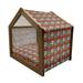 East Urban Home Orange Wood Dog House Wood House in Brown | 32.28 H x 39.37 W x 28.35 D in | Wayfair 6C69DAEA999040E791B87CB73B5FDAB1