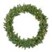Northlight Seasonal Pre-Lit Rockwood Pine Artificial Christmas Wreath - 24-Inch Clear Lights Traditional Faux in Green/White | Wayfair