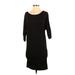 Zenana Outfitters Casual Dress - Shift: Black Print Dresses - Women's Size Small