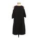 Trafaluc by Zara Casual Dress - Shift: Black Solid Dresses - Women's Size Small