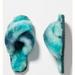 Anthropologie Shoes | Emu Australia Tie-Dye Mayberry Slippers- Green Sea | Color: Blue/Green | Size: 8
