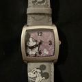 Disney Accessories | Disney Mickey Mouse Watch With Purple Face And Cloth Band | Color: Purple/Silver | Size: Os