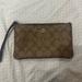 Coach Bags | Coach Authentic Wristlet | Color: Brown/Tan | Size: Os