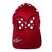 Disney Accessories | Disney Minnie Mouse Heart Bow Embroidered Hat - Official Disney Parks Merch | Color: Red/White | Size: Os