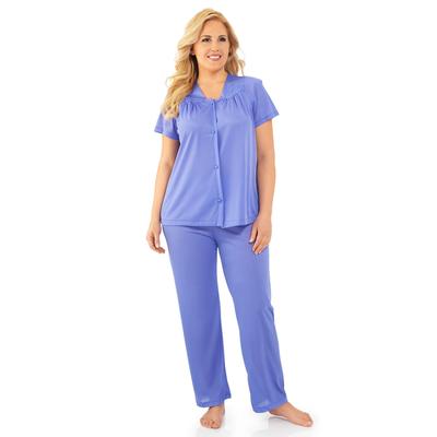 Plus Size Women's Short Sleeve Pajama by Exquisite Form in Victory Violet (Size L)