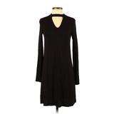 Maurices Casual Dress - Sweater Dress: Black Dresses - Women's Size X-Small