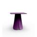 Vondom Pezzettina Plastic Outdoor Side Table Plastic in Indigo | 28.75 H x 31.5 W x 31.5 D in | Wayfair 56013F-Plum