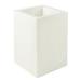 Vondom Nano Resin Pot Planter Resin/Plastic in White | 14.25 H x 7 W x 7 D in | Wayfair 41418A-Ice